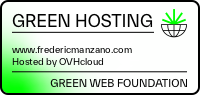 Badge Green Hosting fredericmanzano.com